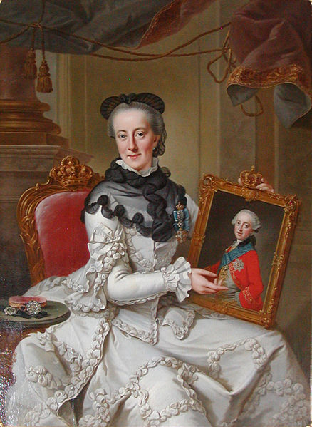 Johann Georg Ziesenis Enkedronning Juliane Marie